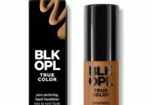 black opal liquid foundation truly topaz