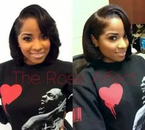 sew in bob with swoop bangs