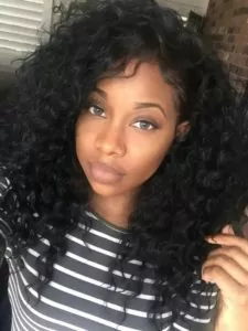 half wig curly style