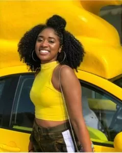 half wig top bun short curls