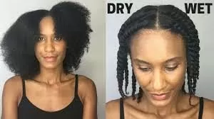 bantu knots twist out