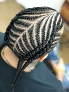 Fishbone Braids Double Pigtails