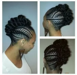 Fishbone Braids Frowhawk