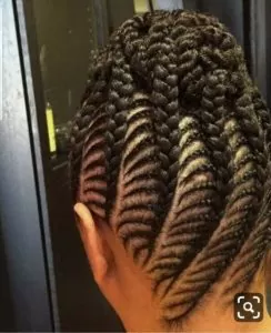 Fishbone Braids Updo