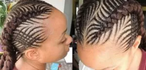 Fishbone Braids With Criss Cross Pattern