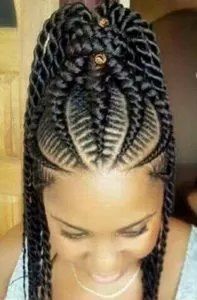 Fishbone Braids With Twists