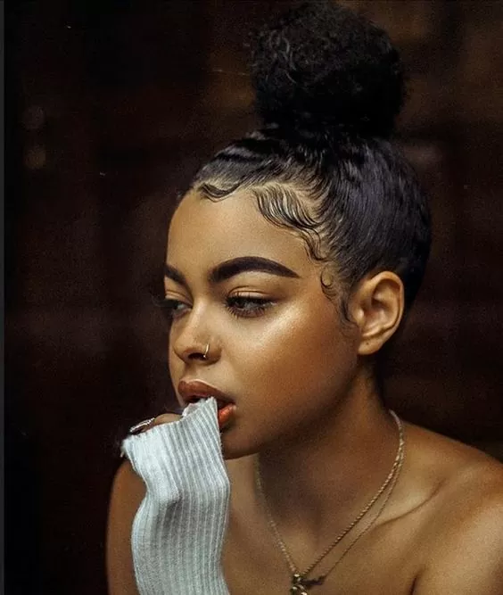 Styling a Natural Hair Bun