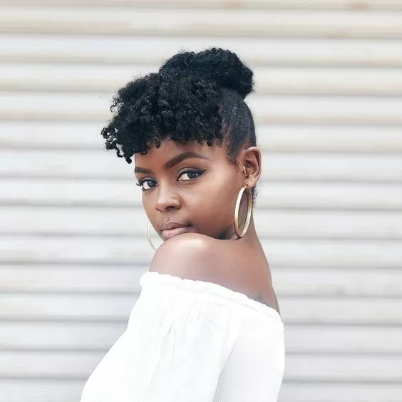 Styling a Natural Hair Bun