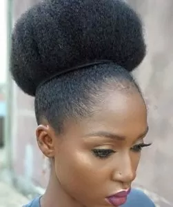 Styling a Natural Hair Bun