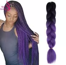 ombre box braids