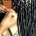 Classic Triangle Box Braids