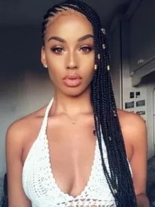 Lemonade Braids With Gold Beads