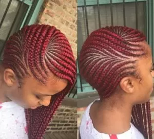 Red Lemonade Braids