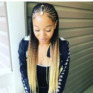 Blonde Ombre Tribal Braids