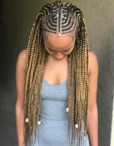 Cowrie Shell Adorned Tribal Braids