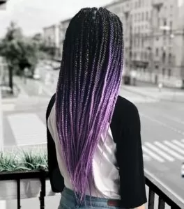 Ombre Lavender Box Braids