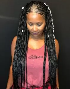 Tribal Braids With Cowrie Shells
