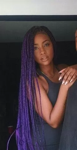 Hip-Length Middle Parted Box Braids