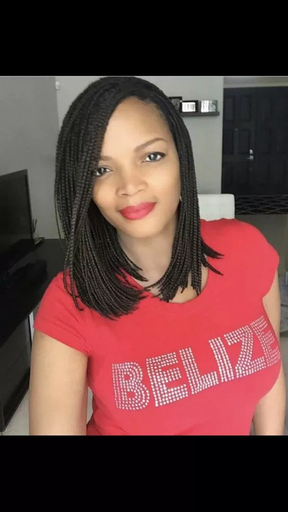 Hip-Length Middle Parted Box Braids