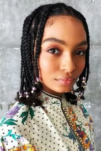 Braids With Beads