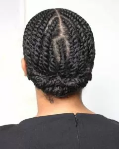 Flat Twist Chignon