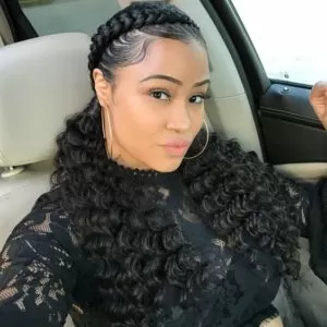 Halo Braid With Weave