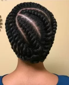 Pinned Up Chunky Flat Twists