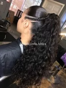 Side Braid Ponytail