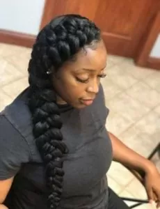 Sideswept Goddess Braid