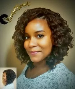 Loose Curly Crochet Bob