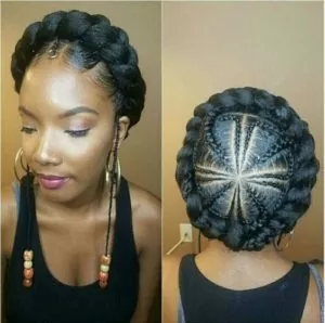 Sleek Halo Braid