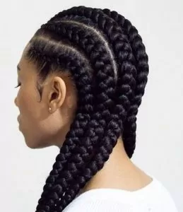 Straightback Chunky Cornrows