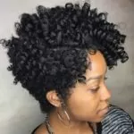 Voluminous Asymmetrical Crochet Curls