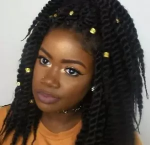 Half Up High Ponytail Twists