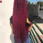 Long Red Senegalese Twists
