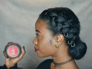 Low Bun With Chunky Braids