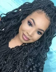 Senegalese Twists High Ponytail