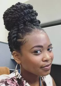 Twist Braids Chic High Bun