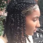 Two Strand Twists With Headband