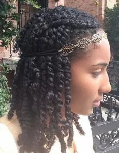 Two Strand Twists With Headband