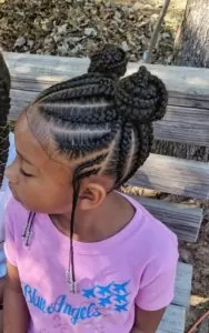 Braided Double Buns