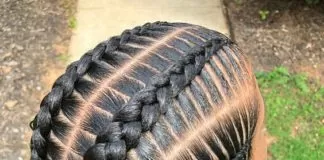 Chunky Straight Back Stitch Braids