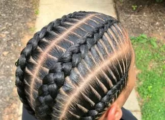 Chunky Straight Back Stitch Braids