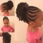 Flat Twist High Ponytail