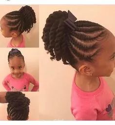 Flat Twist High Ponytail
