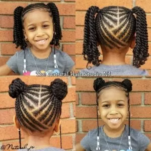 Flat Twist Pigtails