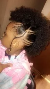 Frohawk With Cornrows