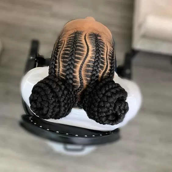 Purple Stitch Braids