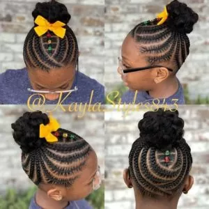 Stitch Braids High Bun