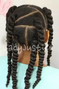 Two Strand Twists With Asymmetrical Parts